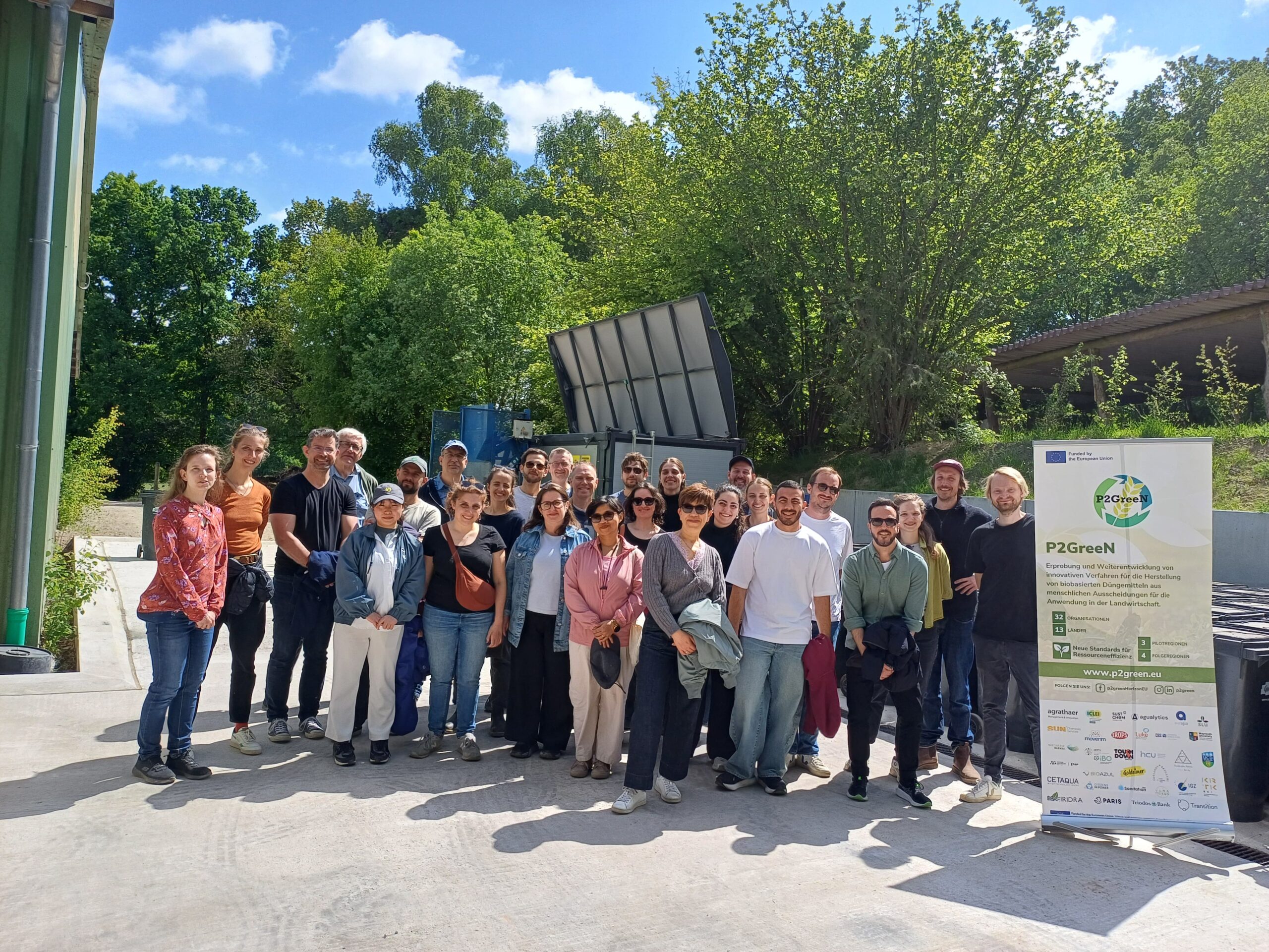 Gruppenbild aus dem Projekt P2Green